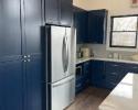 Blue Painted Cabinets